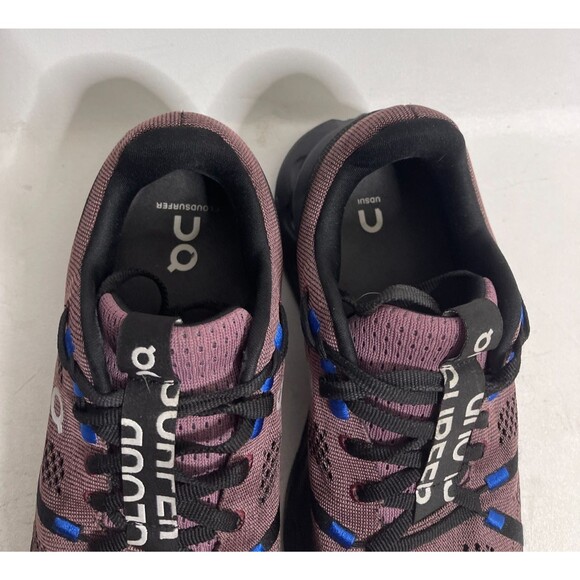 On Cloudsurfer Running Shoes Womens 7.5 Black Purple Athletic Trainer Sneakers - Picture 7 of 10